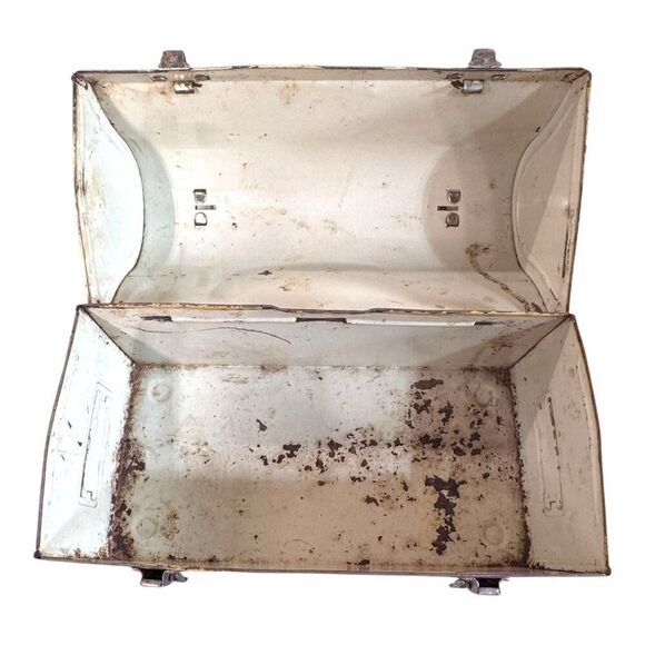 1950 American Thermos Bottle Co School Days Junior High Band Metal Lunchbox READ - Picture 3 of 14